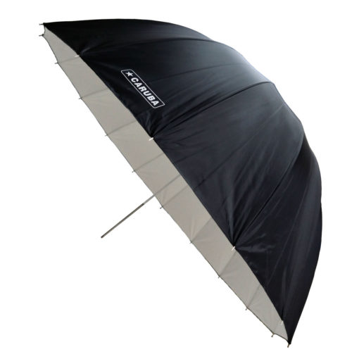 Schirm Parabolic - 165cm (tiefweiß / schwarz)