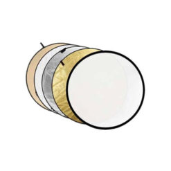 Faltreflektor 30cm - 5in1 gold, silber, softgold, weiß, Diffusor